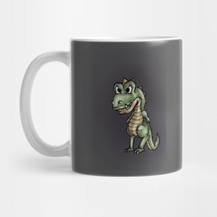 Grumpy reptile Mug